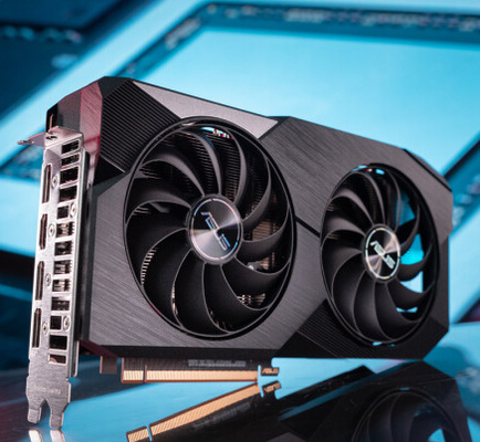 Pedazo de Rig Graphics Card 14000MHz 8pin 128 de la explotación minera de RX 6600 8G AMD RADEON