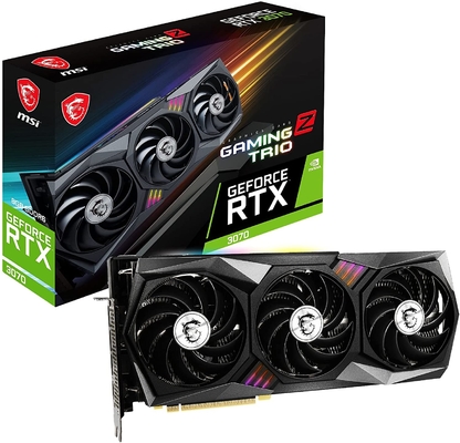 Tarjeta mordida de la explotación minera de Rig Graphics Card GDRR6 256 de la explotación minera 8GB de GeForce RTX 3070