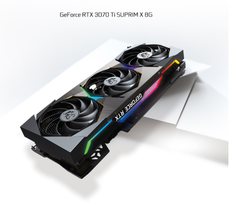 Explotación minera Rig Graphics Card 256bit de Suprim del Ti de MSI Geforce Rtx 3070