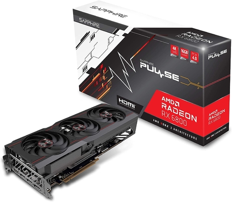 Explotación minera Rig Graphics Card High Performance de AMD Sapphire Radeon RX 6800 XT 16GB GDDR6