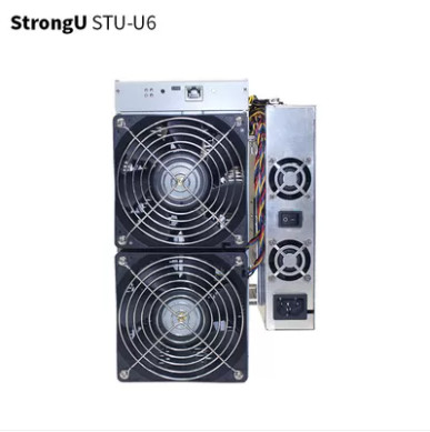 Fuente de alimentación 440GH/S 1950W del minero de máquina StrongU U6 del minero de Asic de la moneda de la rociada
