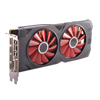 Negro 8G Wolf Graphics Card de Rig Graphics Card XFX 580 de la explotación minera GDDR5